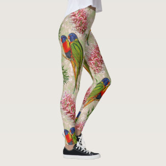 Australian Rainbow Lorikeet Pattern Leggings