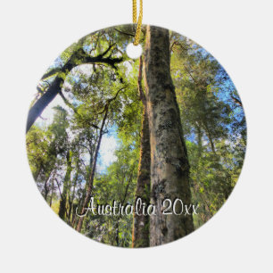 Australian Rainforest Eucalyptus Gum Trees Ceramic Tree Decoration
