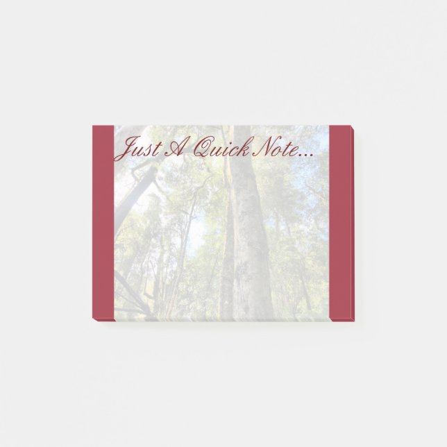 Australian Rainforest Eucalyptus Gum Trees Post-it Notes (Front)