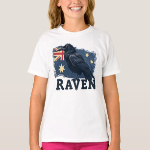 Australian Raven Corvus Coronoides Bird T-Shirt