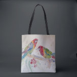 Australian Red Rosella Parrot Watercolour art Tote Bag<br><div class="desc">Australian Rosella Parrot Watercolour art Tote Bag. This beautiful watercolor poster would look in any decor,  particularly on a kitchen wall. Designed with an original apples watercolour painted by me. A must for any art lover!</div>