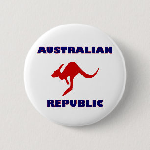 Australian Republic 6 Cm Round Badge