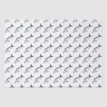 Australian Salmon in Racing Green and White