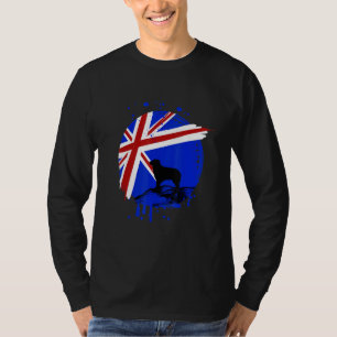 Australian Shepard Dog Flag T-Shirt