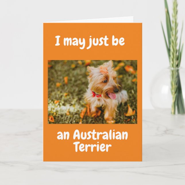 AUSTRALIAN SHEPARD SAYS "HAPPY 60th" Card (Front)