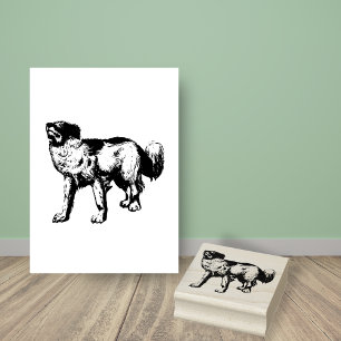 Australian Shepherd aka Aussie Dog Breed Rubber Stamp