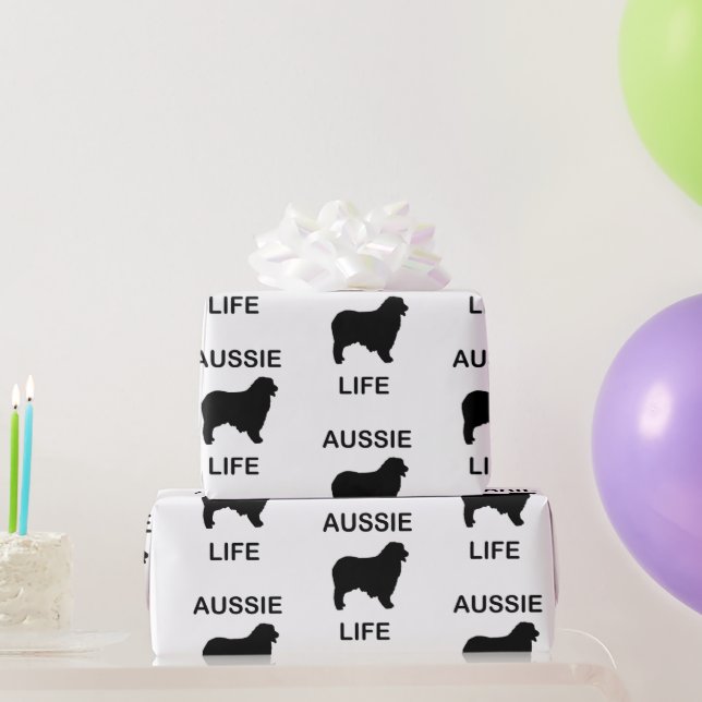 australian shepherd aussie life  wrapping paper (Party Gifts)