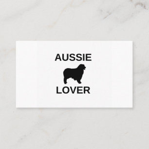 australian shepherd aussie lover business card