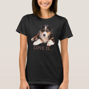 Australian Shepherd Aussie Mum Dad Love Dog Tee