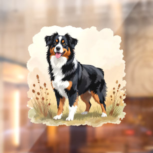 Australian Shepherd Black Tricolor Aussie Dog
