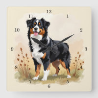 Australian Shepherd Black Tricolor Aussie Dog