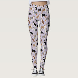 Australian Shepherd Bones and Paws Leggings