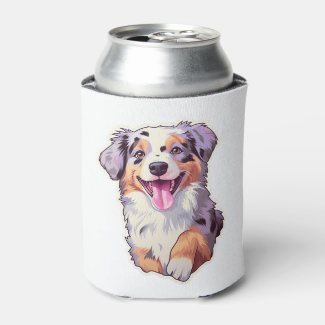 Australian Shepherd    Can Cooler (Can Front)