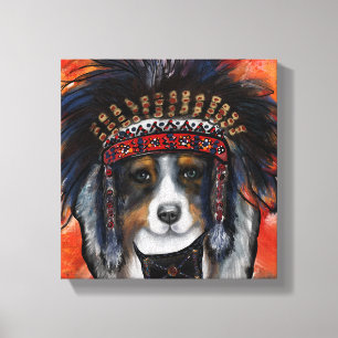 AUSTRALIAN SHEPHERD CANVAS PRINT
