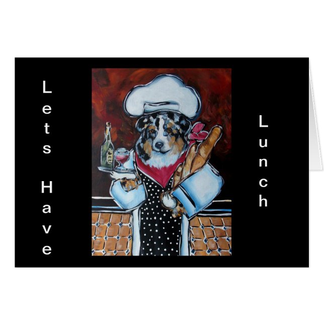 AUSTRALIAN SHEPHERD CHEF (Front Horizontal)