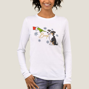 Australian Shepherd Christmas Boop Tri-Blend Shirt