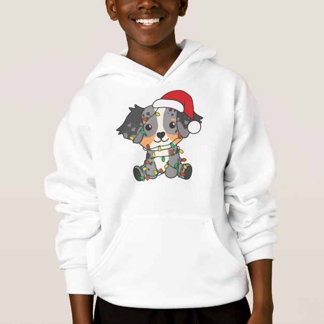 Australian Shepherd Christmas Winter Animals (Front)