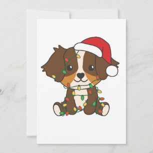 Australian Shepherd Christmas Winter Animals Holiday Card
