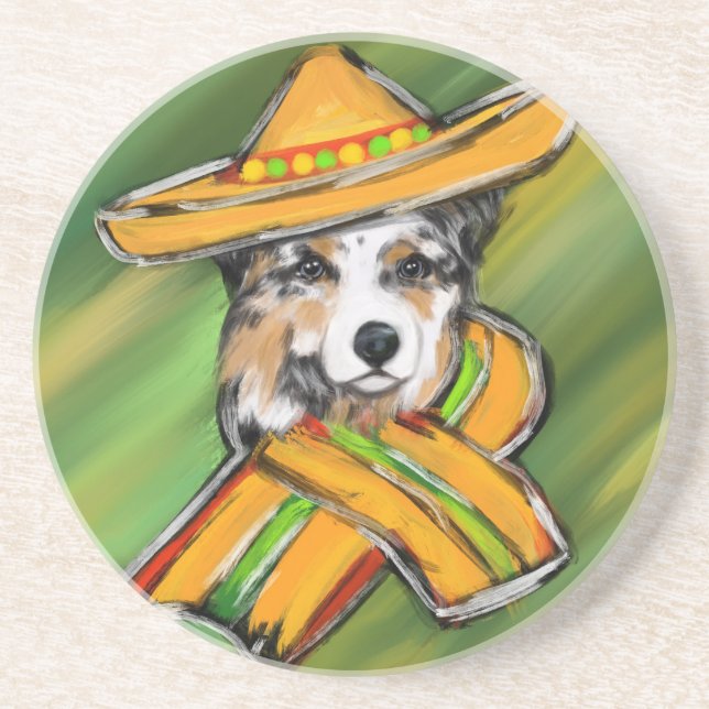 Australian Shepherd Coaster (Front)