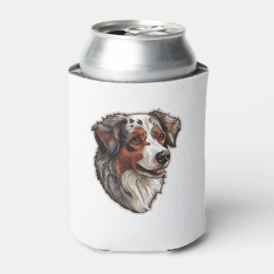 Australian shepherd Dog 1 Can Cooler