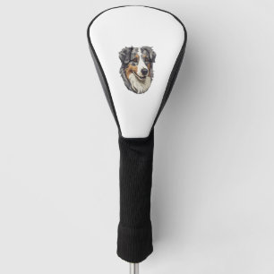 Australian shepherd Dog 3 Golf Head Cover