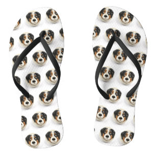 Australian Shepherd Dog 3D Inspired Jandals