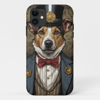 Australian shepherd dog costume bow tie Case-Mate iPhone case