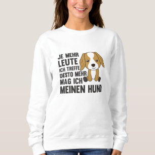 Australian Shepherd Dog Does Not Like People Sweatshirt