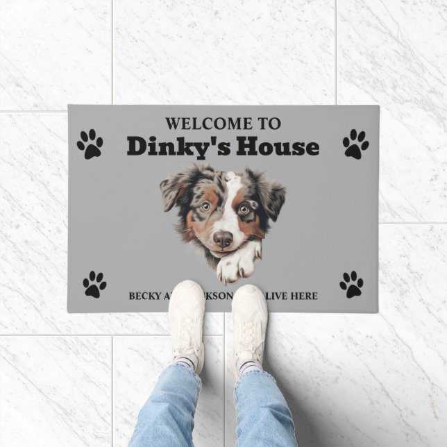 Australian Shepherd Dog Doormat (Indoor)