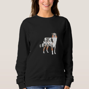 Australian Shepherd Dog Funny Design Premium Sweatshirt