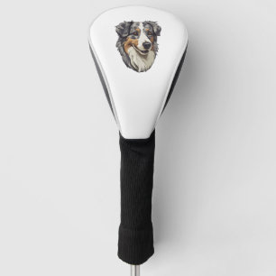 Australian shepherd Dog Golf Head Cover