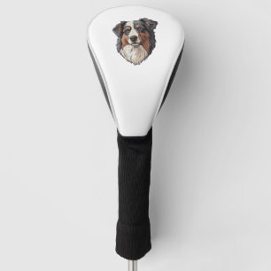 Australian shepherd Dog Golf Head Cover