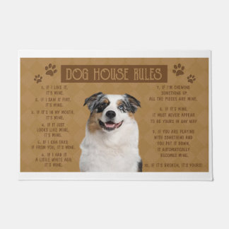 Australian Shepherd Dog House Rules, If It Broken Doormat
