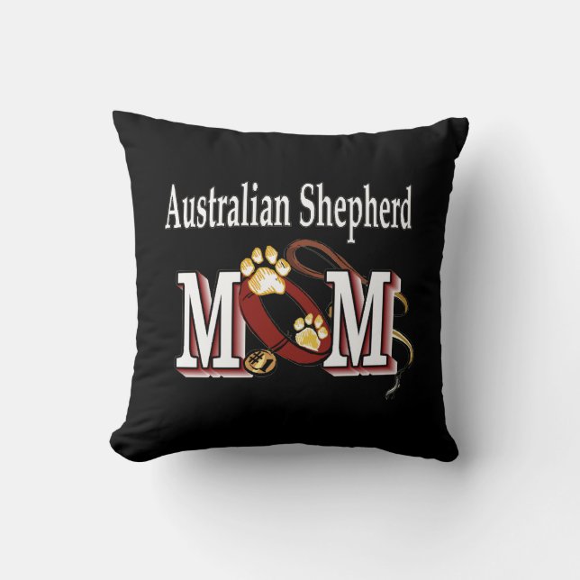 Australian Shepherd Dog MOM Cushion (Front)