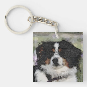 Australian shepherd, Dog, Nature Key Ring