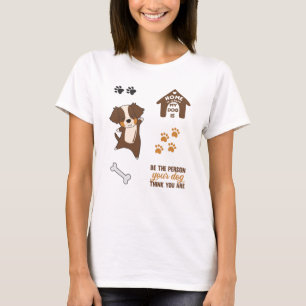 Australian Shepherd Dog Puppy Sticker Pack Paws T-Shirt