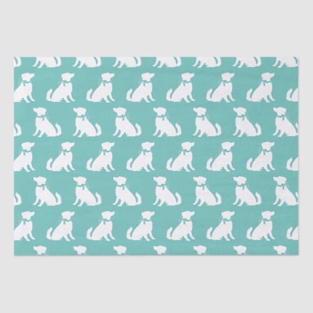 Australian Shepherd Dog Puppy Tissue Paper (Front)