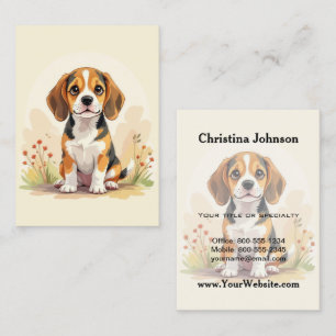 Australian Shepherd Dog Red Merle Aussie Business Card