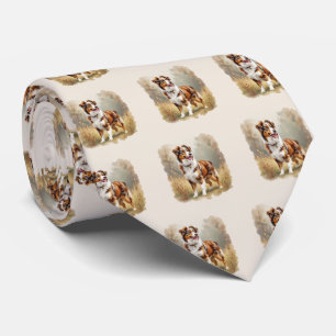 Australian Shepherd Dog Red Merle Aussie Tie