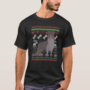 Australian Shepherd Dog Santa Claus Ugly Christmas T-Shirt
