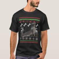 Australian Shepherd Dog Santa Claus Ugly Christmas