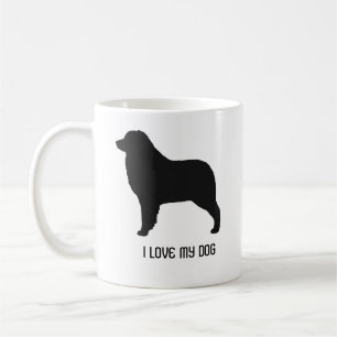 Australian Shepherd Dog Silhouettes Custom Coffee Mug