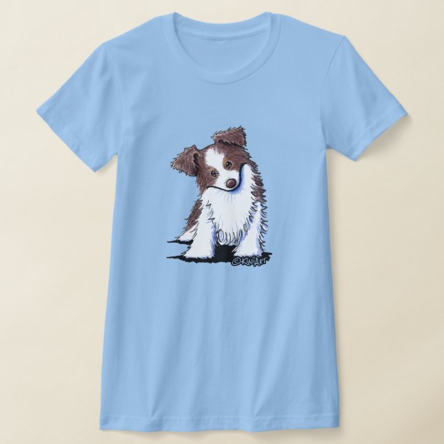 Australian Shepherd dog T-Shirt (Laydown)