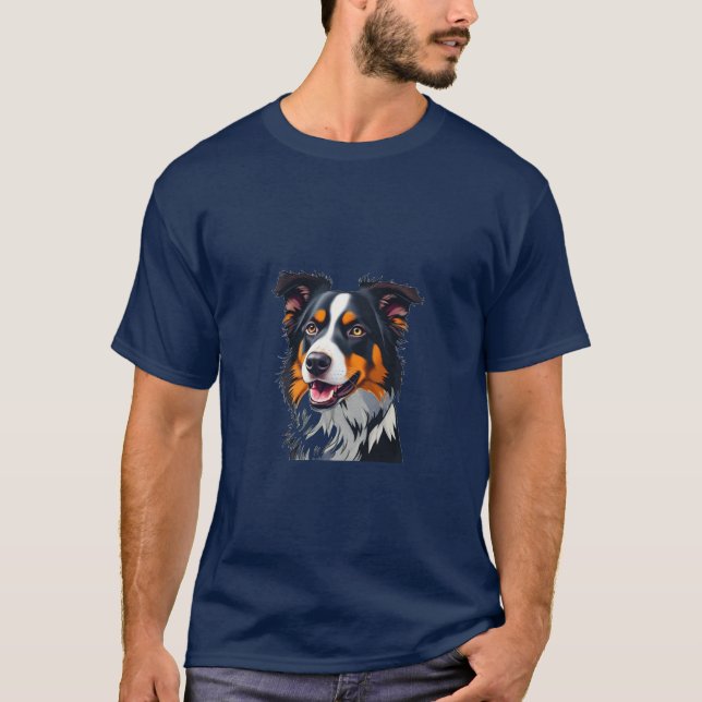 Australian Shepherd dog T-Shirt (Front)