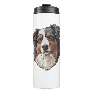 Australian shepherd Dog Thermal Tumbler