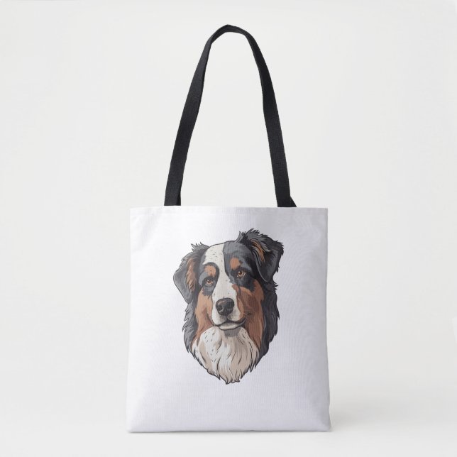Australian shepherd Dog   Tote Bag (Front)