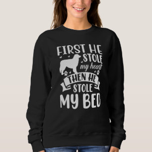 Australian Shepherd First He Stole My Heart Fun Do Sweatshirt