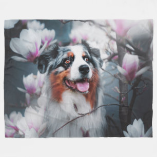 AUSTRALIAN SHEPHERD FLEECE BLANKET