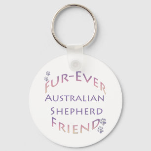 Australian Shepherd Furever Key Ring