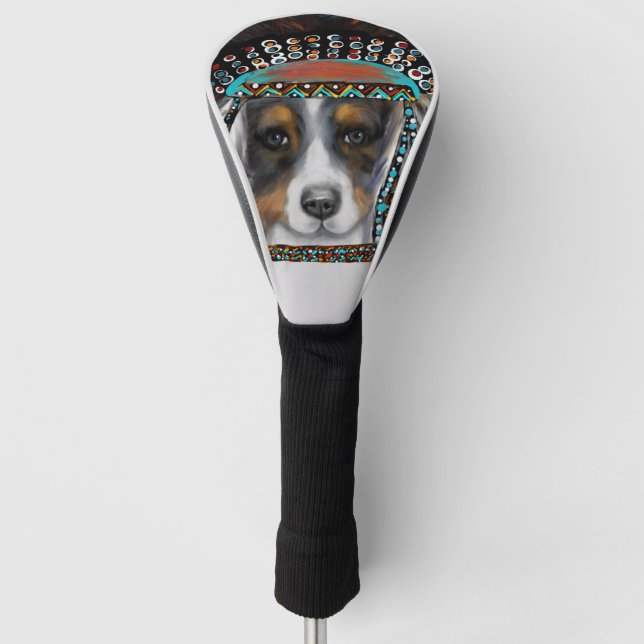 Australian Shepherd Golf Head Cover (Front)